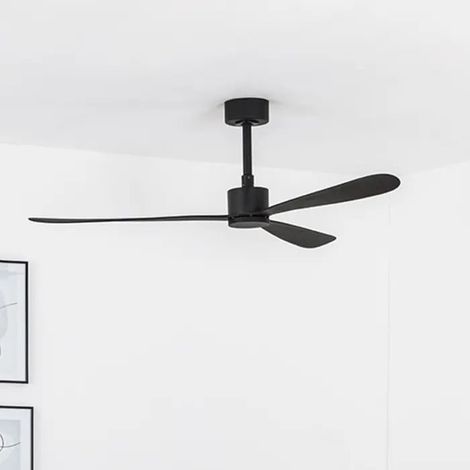Deckenventilator ohne Licht schwarz Ø 132 cm AMELIA