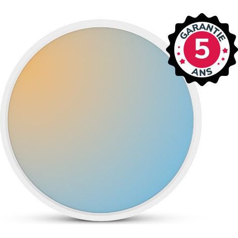 Plafonnier LED Blanc CCT 32W - Garantie 5 ans Miidex Lighting® (1/5)