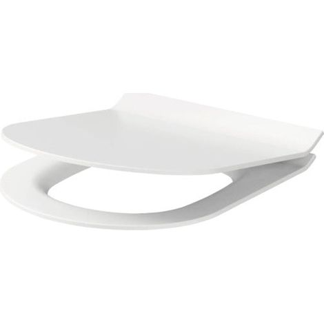 [GEBRAUCHT] B-Ware WC-Sitz City Absenkautomatik antibakteriell Quick-Release modernes Design weiß (1/2)