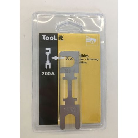 ALU-Sicherung 200 A, L80xB20mm (2 Stk./Pkg.)
