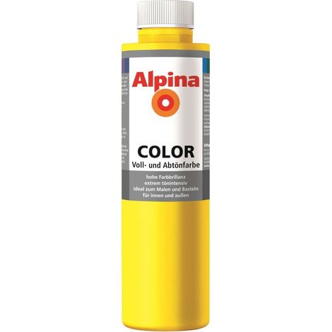 Alpina Sunny Yellow 750 ml sunny yellow seidenmatt Abtönfarbe (1/2)