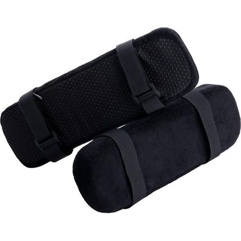 Set di 2 cuscini ergonomici per braccioli di sedie da ufficio - Schiuma a memoria di forma - Copri-gomiti (1/5)