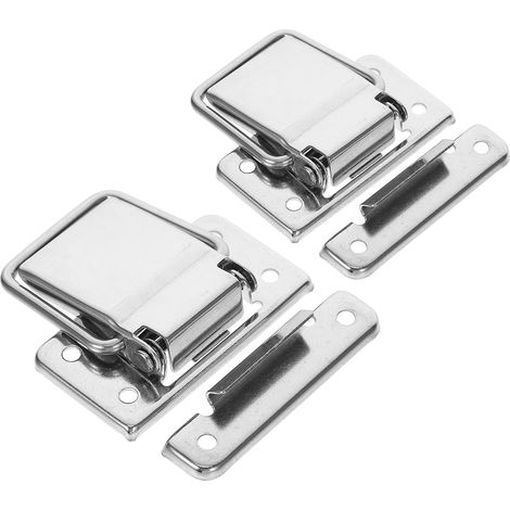 Spannverschluss Zuverlässige Metallaccessoires for Gepäck 2 Stück aus Edelstahl Abschließbar (1/5)