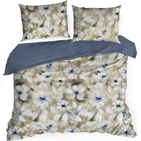 Bettwäsche-Set Frühling/66, Blumenmuster, 160 x 200 cm, Baumwolle (1/5)