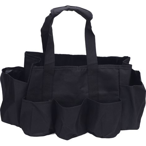 Sac de rangement portable en tissu Oxford pour outils de nettoyage, idéal pour l'entretien de la maison, du jardin et des espaces extérieurs.