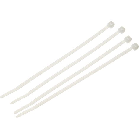 Kopp 356801098 - Fascette serracavi, 100 x 2,5 mm, 50 pezzi, colore: Trasparente, 356802099