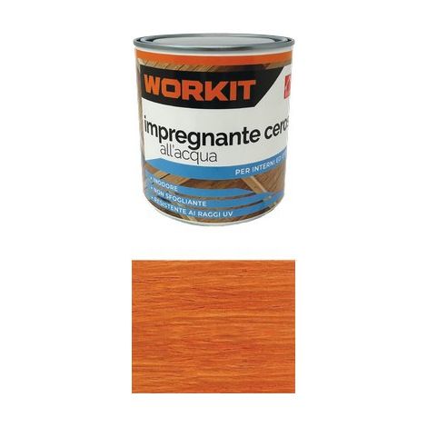 IMPREGNANTE CEROSO ACQUA WORKIT - MOGANO ML 750- 6 pezzi