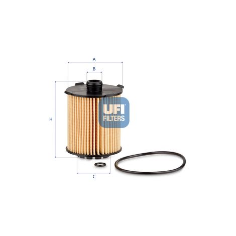 Filtro de aceite UFI 25.110.00