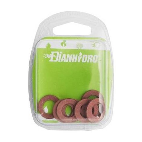 + JOINTS POUR SANITAIRES « KLINGER » ROUGES MM2 BLISTER Dimensions : 10 pièces x 3/8"