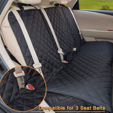 Protection Siège Auto Chien Anti-Dérapant Housse Banquette Arrière Anti-Griffures pour Voiture, SUV, Camion – Couverture Imperméable pour Animaux en Voyage (1/5)