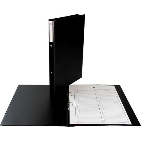 Cartella portadocumenti personale nera 2R/2cm