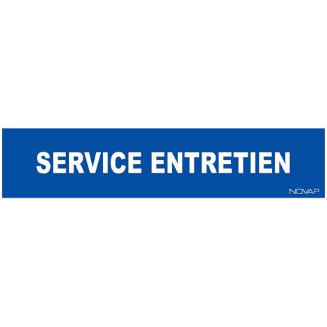 Panneau Service entretien - Rigide 330x75mm - 4120836