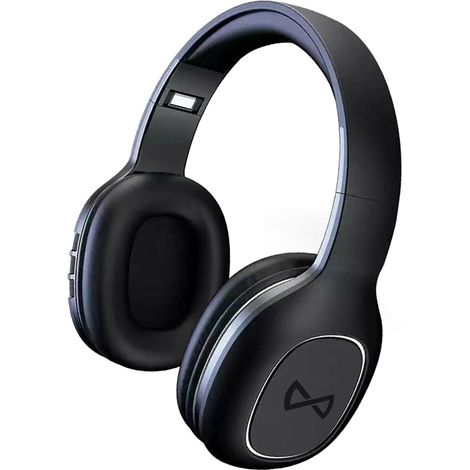 FOREVER Kabelloser Bluetooth 5.1 Kopfhörer mit AUX-Anschluss und Mikrofon, Schwarz (1/5)