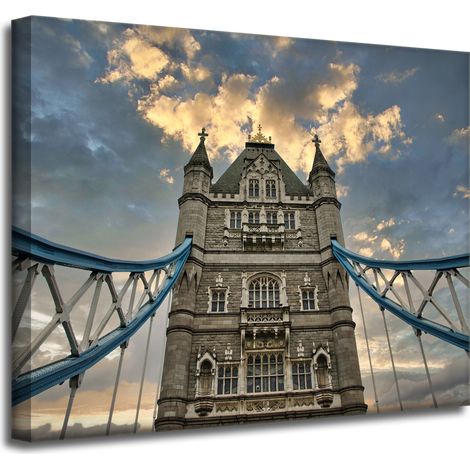 Leinwanddruck Architektur Bridge of England 50x40 cm