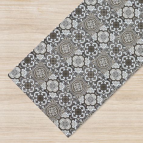 Tappeto da cucina antiscivolo, antimacchia passatoia multiuso 50x500 - Brownie