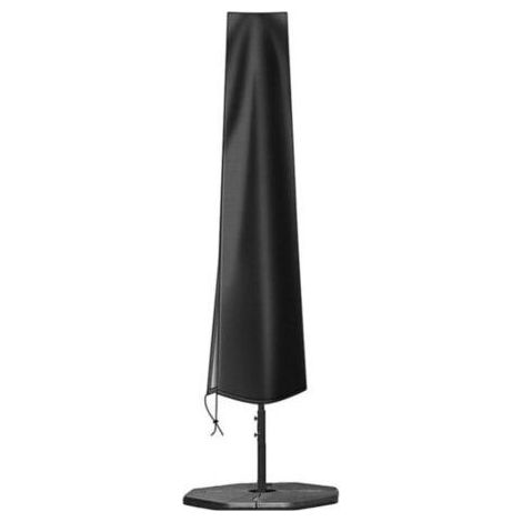 Wasserdichte Sonnenschirmhülle, große Garten-Sonnenschirmplane, 420D Oxford-Gewebe, Sonnenschirmhülle für 2,7 bis 3,3 Meter Durchmesser, H 190 x 30 x 50 cm (1/5)