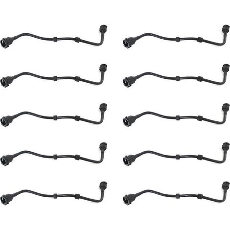 10 durites de radiateur, de refroidisseur intermédiaire et de refroidisseur auxiliaire en caoutchouc (référence 17128602599) compatibles avec les séries 5, 7, G38 et G12. (1/5)