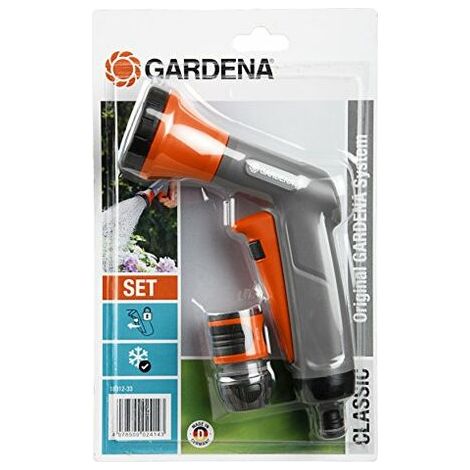 Gardena Watering Gun Classico Grigio / Arancione / Blu / Nero 22 X 19,5 X 4,5 Cm (A 54) (1/3)