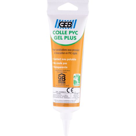 Colle pour tube et raccord PVC Gel en tube NOYON & THIEBAULT 125 ml (1/2)