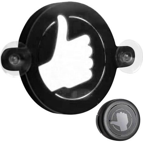 Éclairage intérieur de voiture avec bouton-poussoir pour une utilisation facile, télécommande pour lunette arrière de voiture. (1/5)