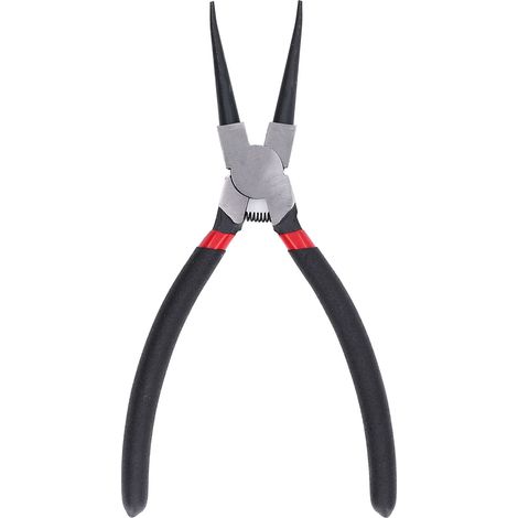 Pince à circlips interne droite 9 pouces, démontage d'anneau de retenue avec revêtement électrozingage noir. (1/5)