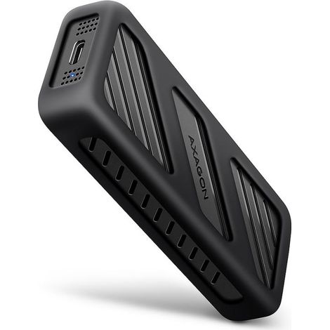 Axagon EEM2-20G NVME SSD Cinebro USB-C 3.2 20 Gbps 2230-2280, recinto externo para la unidad de estado sólido (SSD) Negro (1/5)