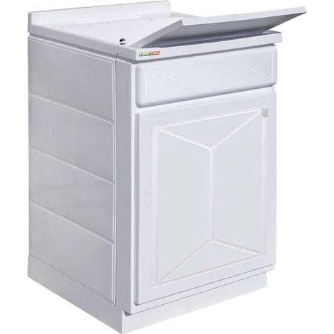 Mobile lavatoio anta singola cm 45 x 50 x h.87 TRIOPLAST (1/4)
