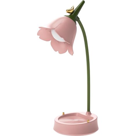 Magical cordless desk lamp: adjustable gooseneck, dimmable, touch control, rechargeable battery, eye-friendly soft light (night light for children) (1/5)