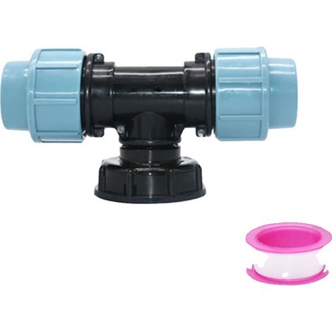 Adaptador para tanque IBC, conector de tubo de PE, instalación rápida, 32 mm-C (1/2)