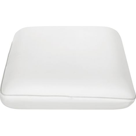 Coussin en mousse à mémoire, oreiller cervical ergonomique avec housse amovible, 60 x 40 cm, blanc crème (1/5)