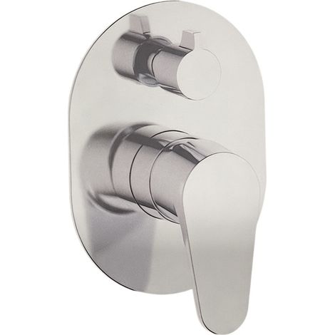 Mitigeur de douche encastré avec inverseur complet (1/2)