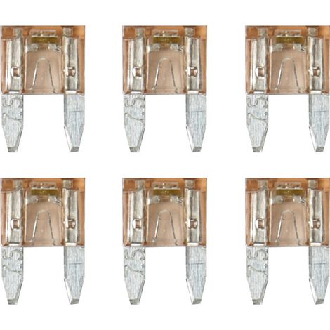 Smart Led, set 6 micro-fusibili lamellari con spia a led, 12/32V - 7,5A (1/4)