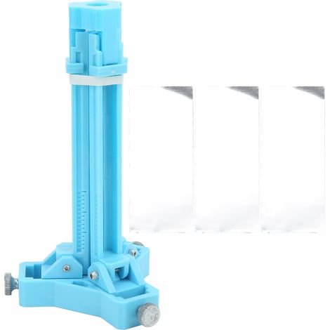 Verstellbare 3D-Pfeilbefiederungsvorrichtung mit tragbarer, transparenter Skala für 3,6–10 mm Rohre, Blau (1/5)