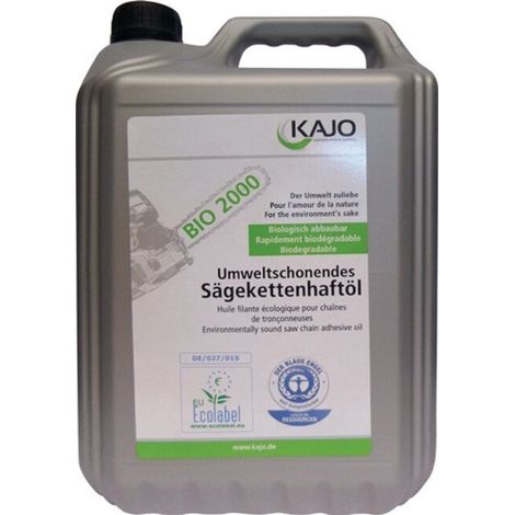 Sägekettenhaftöl BIO 2000 76 mm²/s (bei 40GradC) 5l Kanister KAJO
