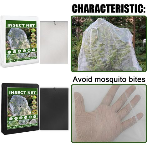 4 pièces Filet Anti-Insectes Arbres Jardin 1,5x1 m Protection Plantes Potager (1/5)
