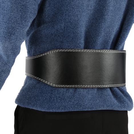 Ceinture de musculation en PU avec soutien lombaire pour squats et haltérophilie, 10 rangées de trous, accessoire de fitness. (1/5)
