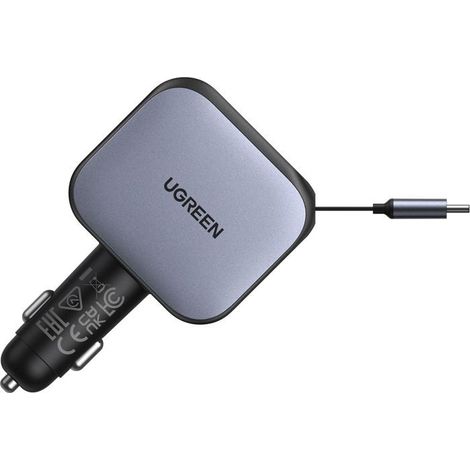 Car charger - UGREEN - 145W - With retractable cable (1/5)