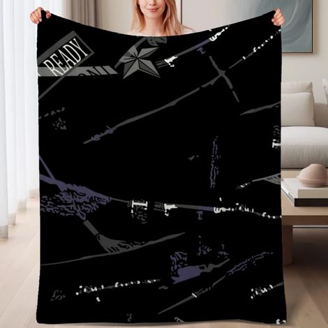 Couverture polaire confortable durable et lavable 60x80 pouces, polyvalente pour lit, canapé, voyage, camping (1/4)