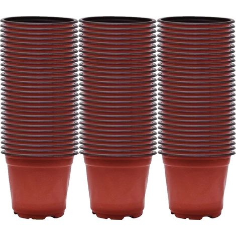 Pots de pépinière, légers, durables, 100PCS (1/2)