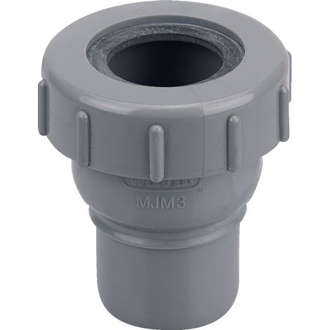 Wavin Manguito PVC machuelo-hembra 32 mm gris