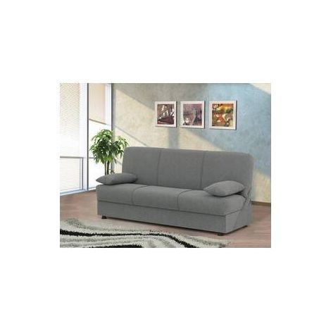 DIVANO PRONTO LETTO COSY 3P LUMOS 10 GRIGIO