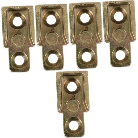 5pièces Verrou De Fenêtre à Battant Zinc Avec Plaque De Renfort Loquet De Fenêtre Coulissant Accessoire De Sécurité Installation Rapide Et Facile Aux Intempéries