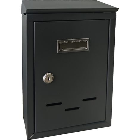 'CASSETTA POSTALE ''MAGNOLIA'' cm 20,5x6,8x H.30 - grigio antracite' cm 20,5x6,8x H.30 - grigio antracite