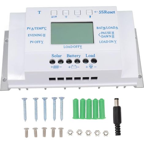 AIDUCHO Contrôleur Solaire Charge Intelligente 12 V 24 V Contrôleur Solaire Mppt T40a Avec Écran D'affichage Pour Une Utilisation Efficace De L'énergie
