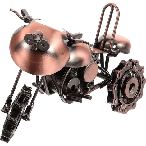 Retro Motorradmodell aus Eisen exquisite Tischdekoration