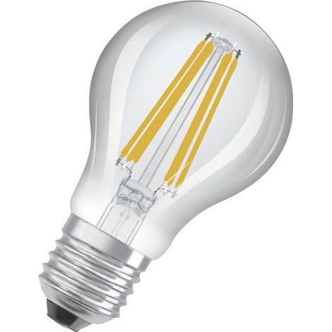 LEDVANCE Ampoule à économie d'énergie, ampoule à filament, E27, blanc chaud (3000K), 7,2 watts, remplace une ampoule de 100W, très efficace et économe en énergie, pack de 1 (1/4)