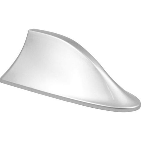 Antenne aileron de requin universelle pour toit de voiture (argent)