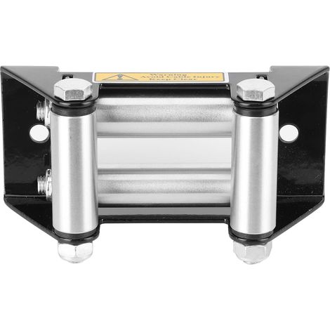 Guide à Rouleaux pour câble, Accessoire de véhicule Universel, Rouleau de câble de treuil côte à côte Guide-câble Robuste, diamètre de Trou de 125 mm (1/5)