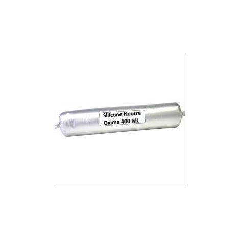 Mastic construction silicone 11600 translucide - 25 poches de 400ml