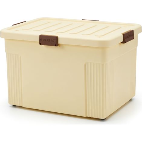 Coffre de rangement extra-large 64 × 47 × 37 cm – bac de stockage (1/5)